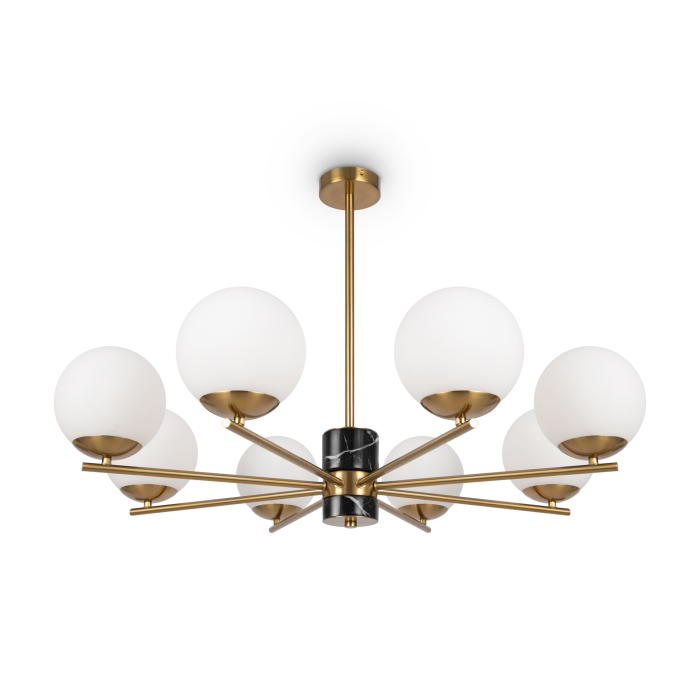Corp de iluminat suspendat MARBLE, Metal Alamă, 60W, MAYTONI MOD187PL-08BS [3]