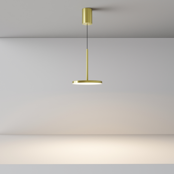 Corp de iluminat suspendat Plato, Aluminiu Alamă, 12W, MAYTONI P076PL-L12W3K-BS [10]