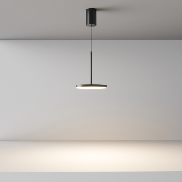 Corp de iluminat suspendat Plato, Aluminiu Negru, 12W, MAYTONI P076PL-L12W3K-B [10]