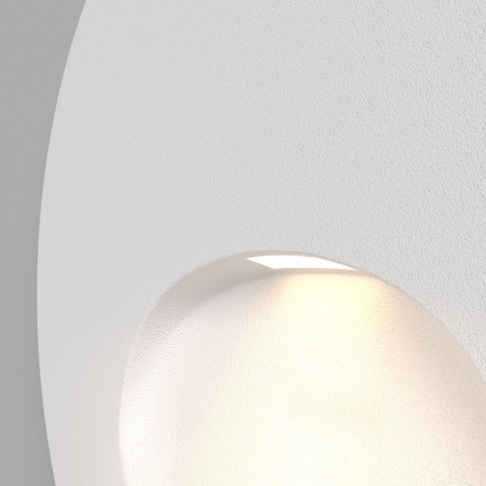 Aplica pentru scari LED Bil O015SL-L3W3K, 3W, 60lm, lumina calda, IP54, alba, Maytoni [3]