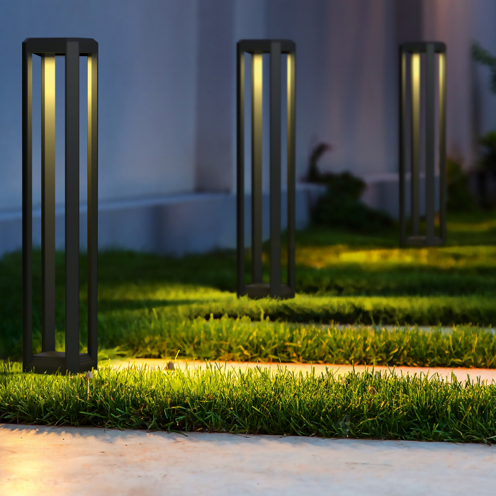 Stalp pentru exterior LED Royal mile O019FL-L12GR3K, 13W, 680lm, lumina calda, IP65, gri, Maytoni [2]
