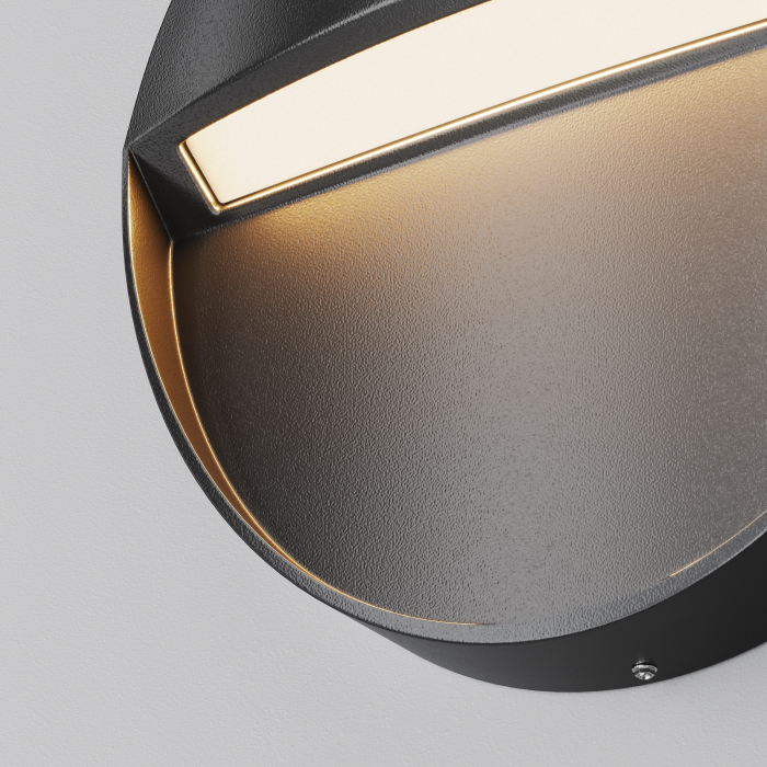 Aplica pentru scari LED Mane O046SL-L3B3K, 3W, 100lm, lumina calda, IP54, neagra, Maytoni [2]