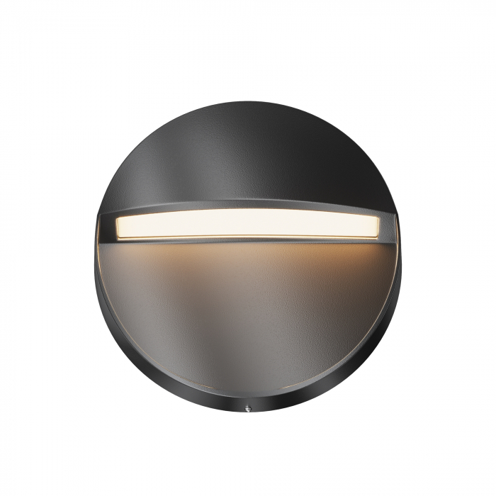 Aplica pentru scari LED Mane O046SL-L3B3K, 3W, 100lm, lumina calda, IP54, neagra, Maytoni [1]
