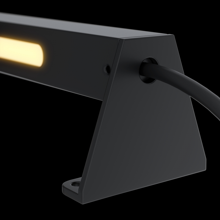 Stalp pentru exterior LED Edge O415FL-L15B3K, 15W, 1000lm, lumina calda, IP65, negru, Maytoni [3]