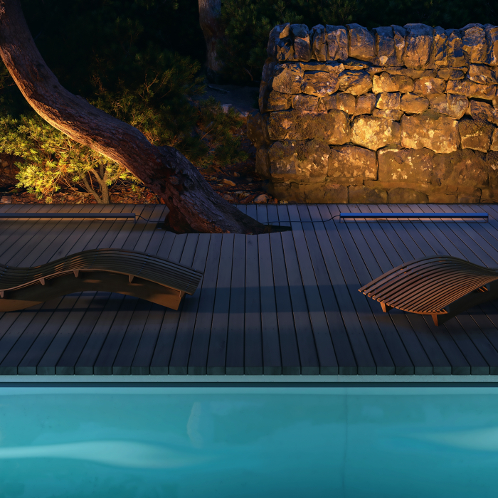 Stalp pentru exterior LED Edge O415FL-L15GR3K, 15W, 1000lm, lumina calda, IP65, gri, Maytoni [2]
