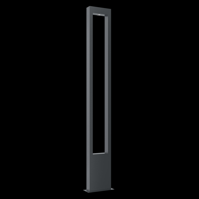 Stalp pentru exterior LED Bonn O425FL-L20GF, 20W, 1000lm, lumina calda, IP65, grafit, Maytoni [1]