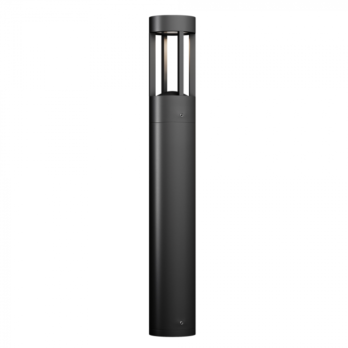 Stalp pentru exterior LED Vint O458FL-L9GF3K, 9W, 450lm, lumina calda, IP65, grafit, Maytoni [1]