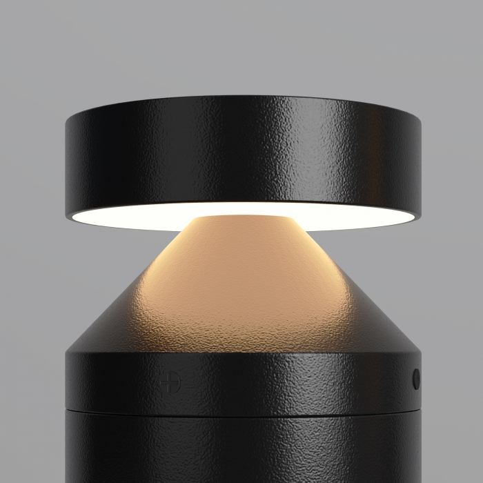 Stalp pentru exterior LED Olten O591FL-L12GF3K1, 12W, 280lm, lumina calda, IP65, grafit, Maytoni [3]