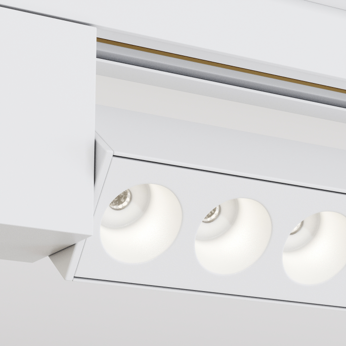 Spot pe Sina, 20W, Liniar, Maytoni, 1500lm, Lumina Neutra (4000 K), Orientabil, Alb [2]
