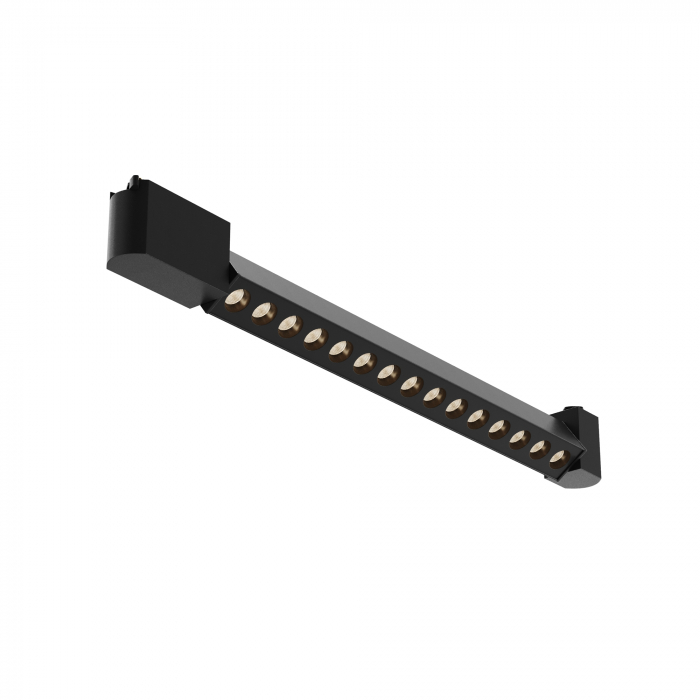 Spot pe Sina, 22W, Liniar, Maytoni, 1130lm, Lumina Calda (3000 K), Orientabil, Negru [1]