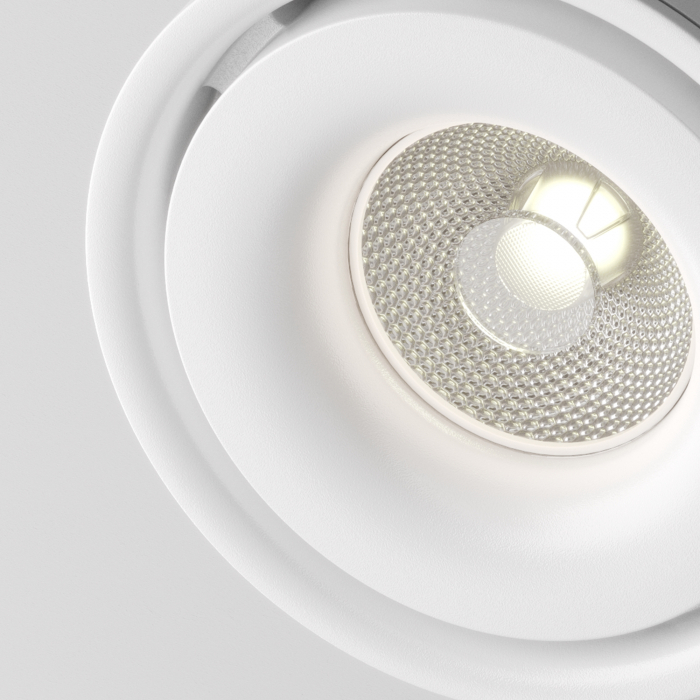 Spot LED pe Sina 15W, Maytoni Yin, 1120lm, Lumina Neutra (4000K), Alb [2]