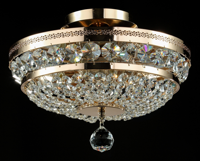 Candelabru Ottilia DIA700-CL-03-G, 3xE14, auriu+transparent, IP20, Maytoni [2]