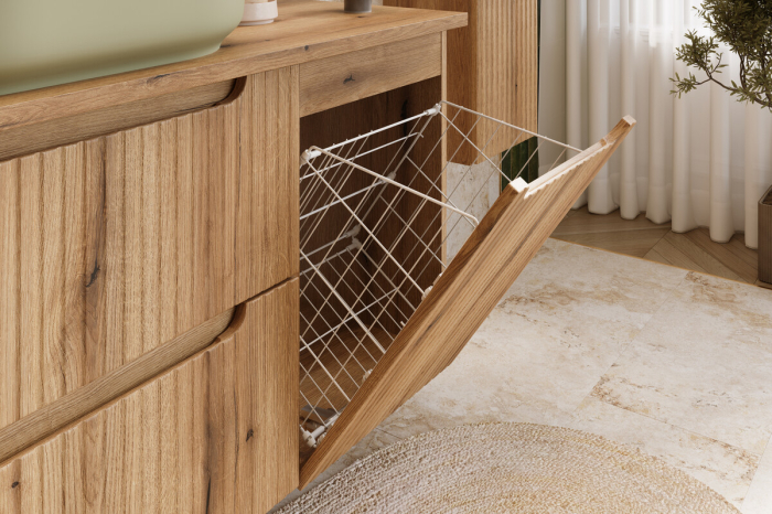 Corp lateral 40 cm cu coș de rufe Nova Coast Evoke Stejar Coast Evoke NOVA COAST EVOKE 81-40-39-1DK COMAD [5]