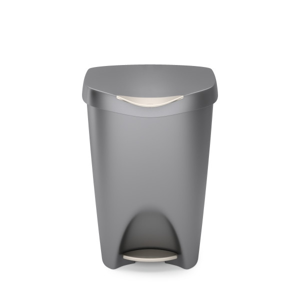 Coș de Gunoi Brim, Polipropilenă Reciclată Gri Satinat - Umbra [2]