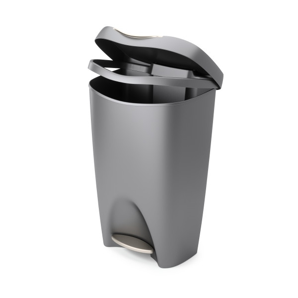 Coș de Gunoi Brim, Polipropilenă Reciclată Gri Satinat - Umbra [3]
