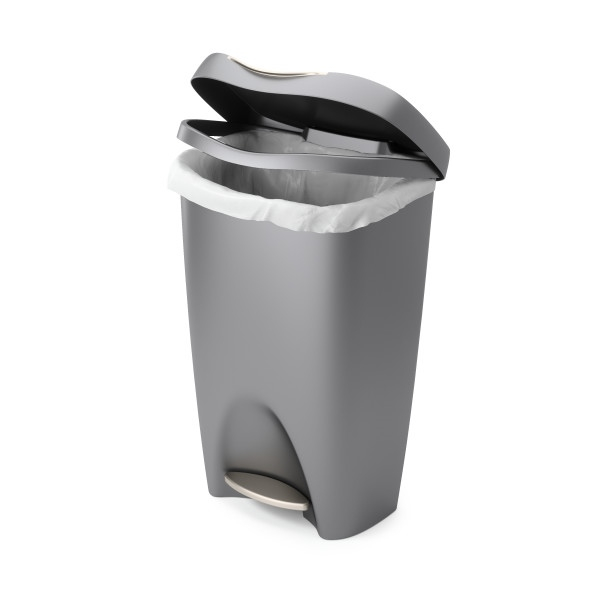 Coș de Gunoi Brim, Polipropilenă Reciclată Gri Satinat - Umbra [5]