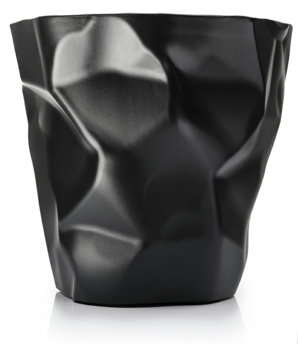 Coș de Gunoi Plast 33x33x31 cm, Polipropilenă Negru - King Home [2]