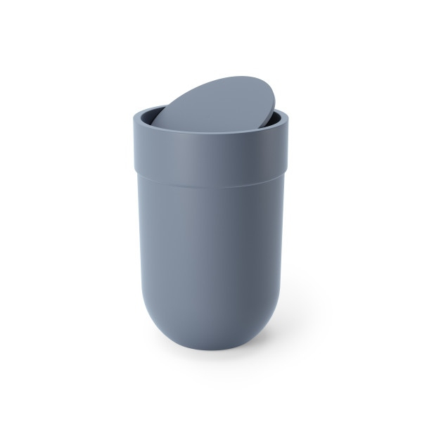 Coș de Gunoi Touch 19x19x30 cm, Materiale Provenite din Reciclare Albastru Mat - Umbra [3]