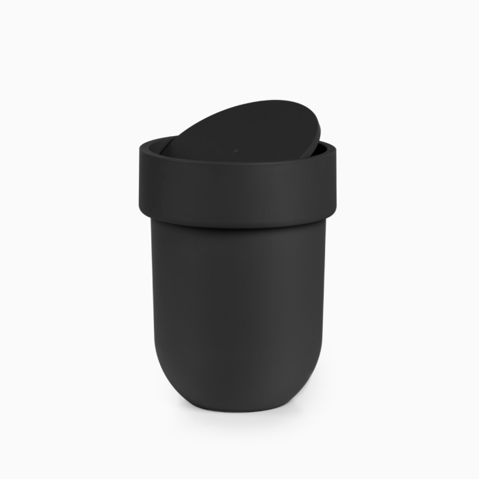 Coș de Gunoi Touch – Negru din Plastic Negru, 19x19x30cm, Umbra 023269-040 [2]