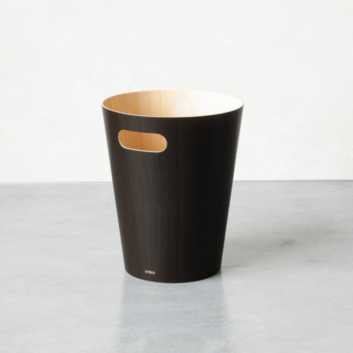 Coș de Gunoi Woodrow - Negru din Lemn, 23x23x28cm, Umbra 082780-045 [3]