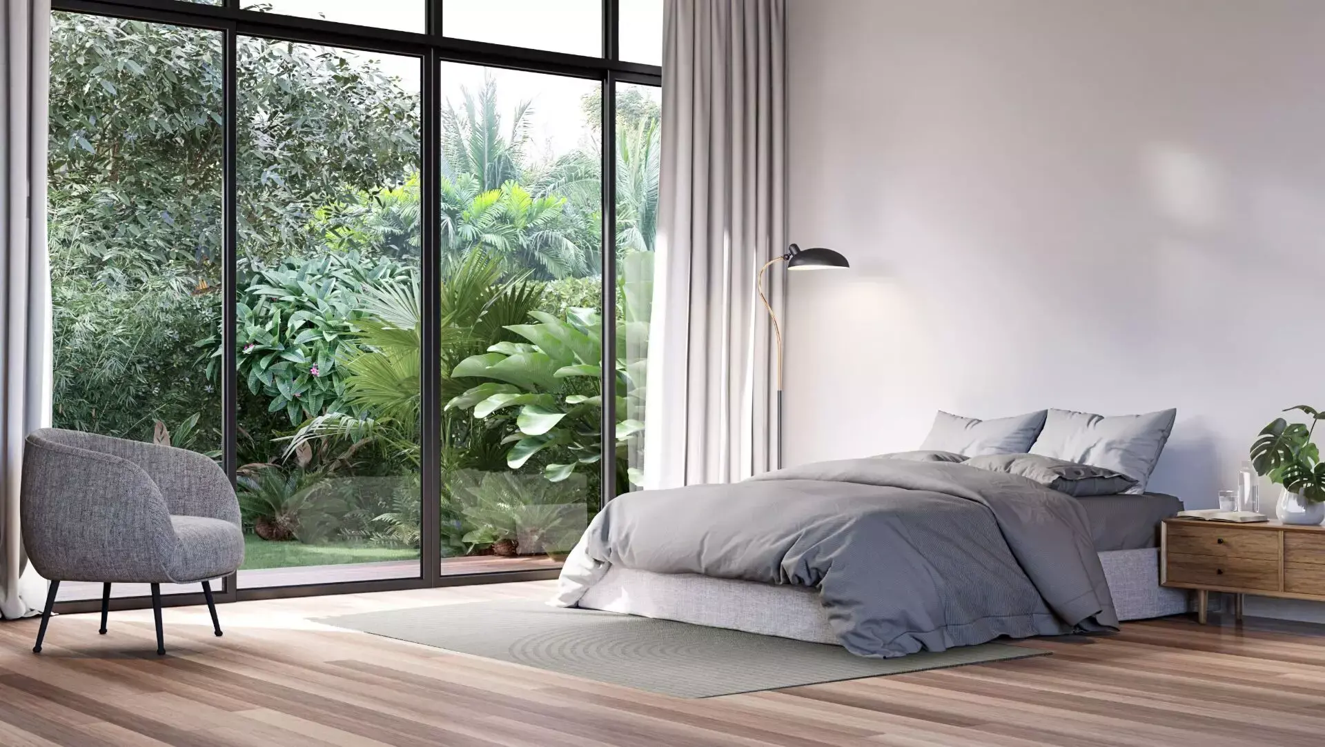Covor living / dormitor Acores Gray (160x230 cm/200x290 cm) Carpet Decor [5]