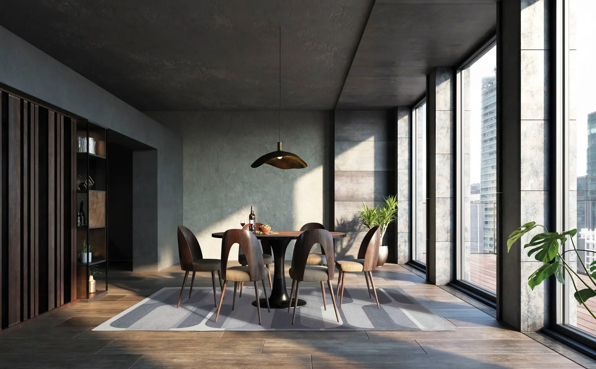 Covor living / dormitor Andre Grey (160x230 cm/200x300 cm) Carpet Decor [3]