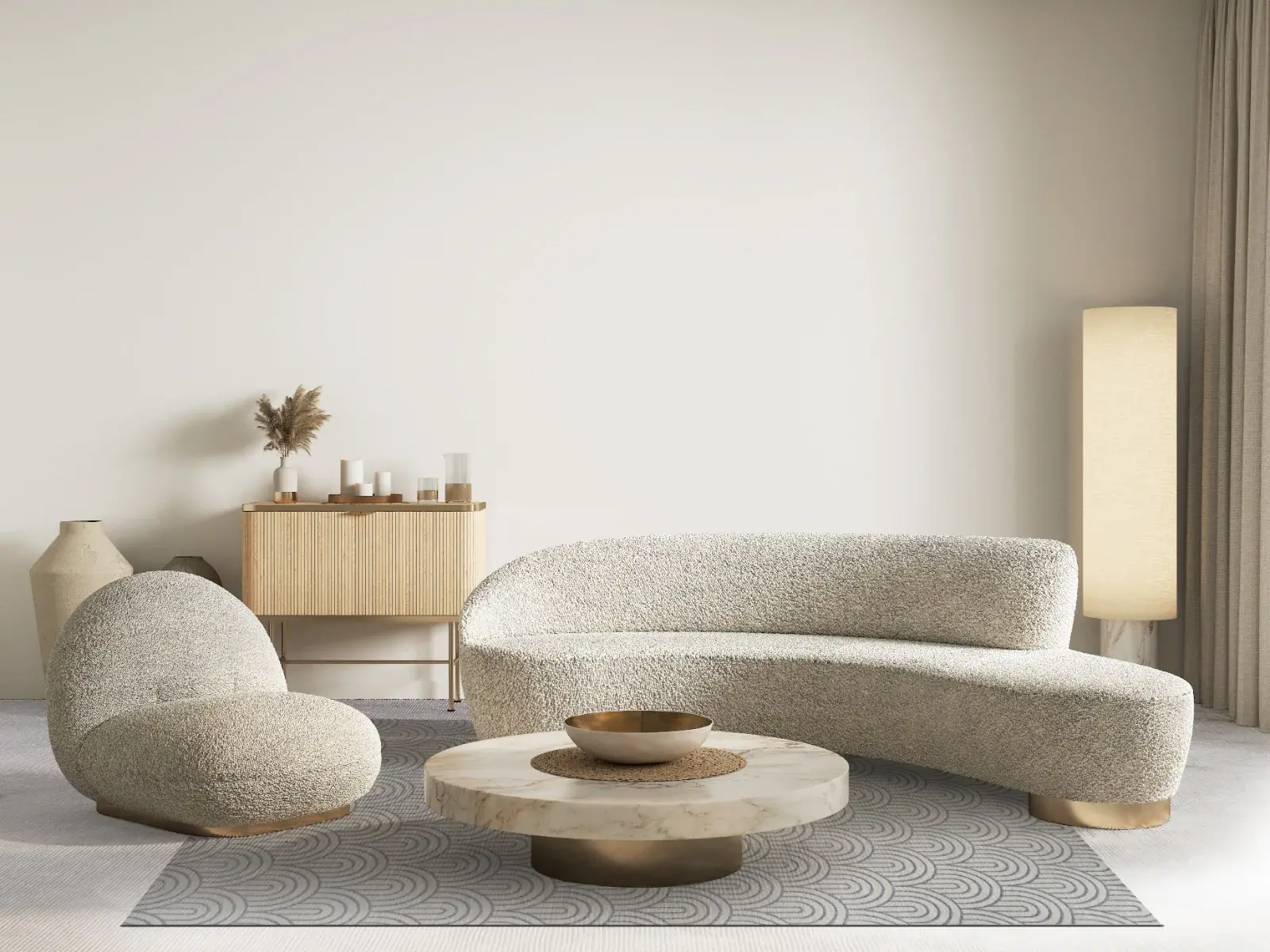 Covor living / dormitor Arco Gray (160x230 cm/200x300 cm) Carpet Decor [6]