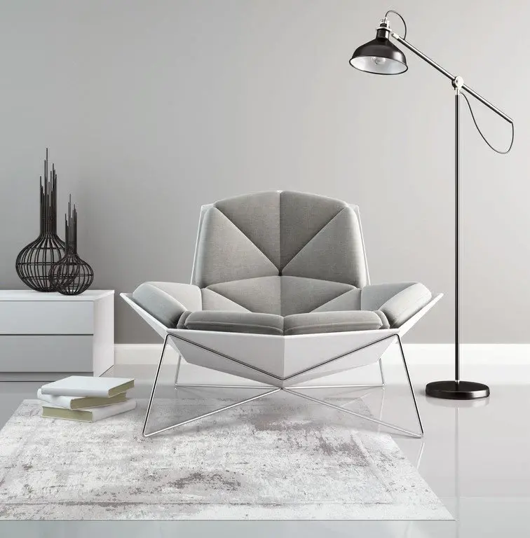 Covor living / dormitor Beto Gray (160x230 cm/200x300 cm) Carpet Decor [2]
