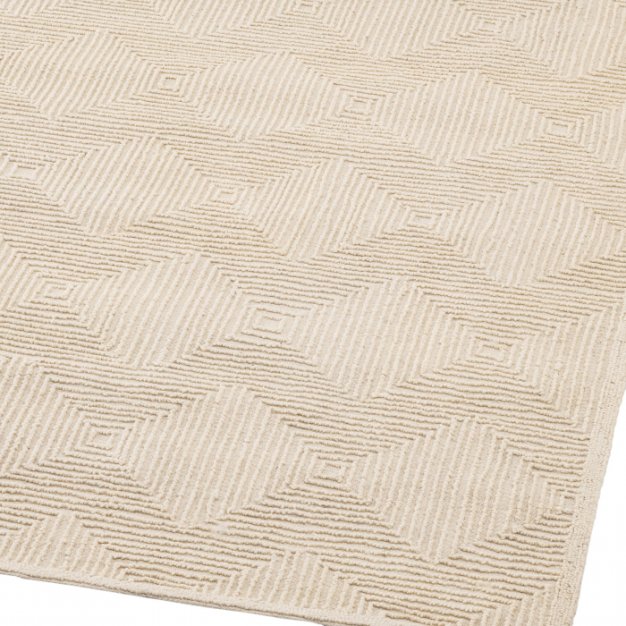 Covor living / dormitor de lux alb ivoir Byzance cu model geometric 300x200/400 cm | Eichholtz - 115012 [3]