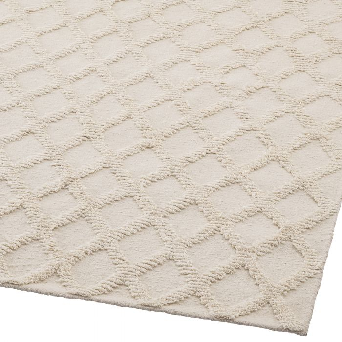 Covor living / dormitor de lux alb ivoir Carré cu model geometric 300x200/400 cm | Eichholtz - 115018 [3]
