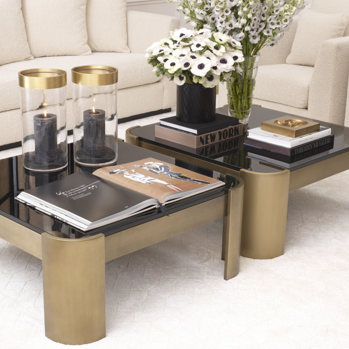 Covor living / dormitor de lux bej Orlando cu model geometric modern 300x200/400 cm | Eichholtz - 113924 [2]