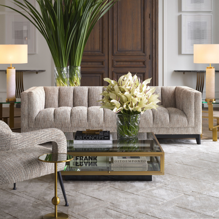Covor living / dormitor de lux gri Belle model geometric 300x200/400 cm | Eichholtz - 114727 [2]