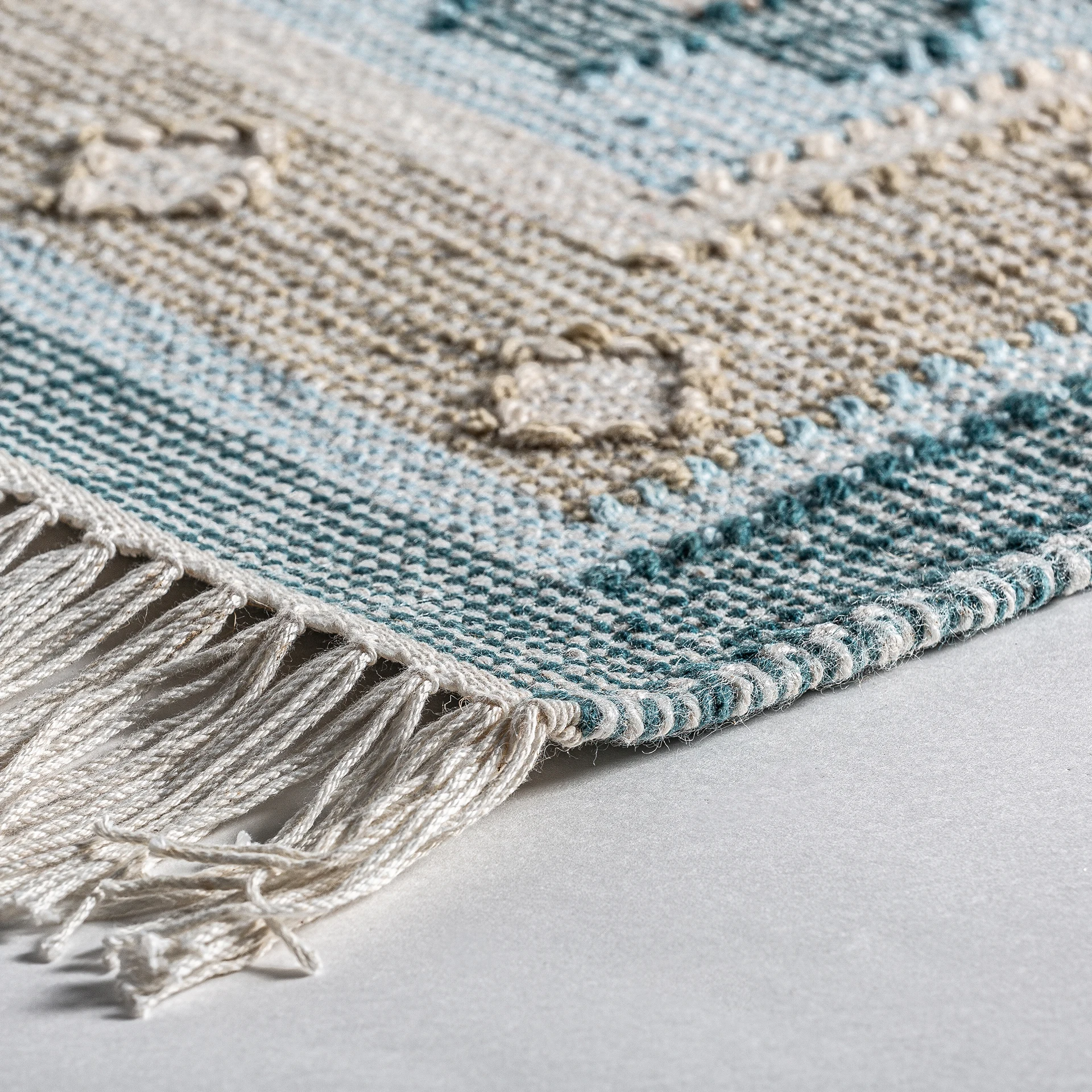 Covor din Pet, Tonuri de Albastru, 340x240 cm, Stil Colonial - VicalHome 34741 [5]