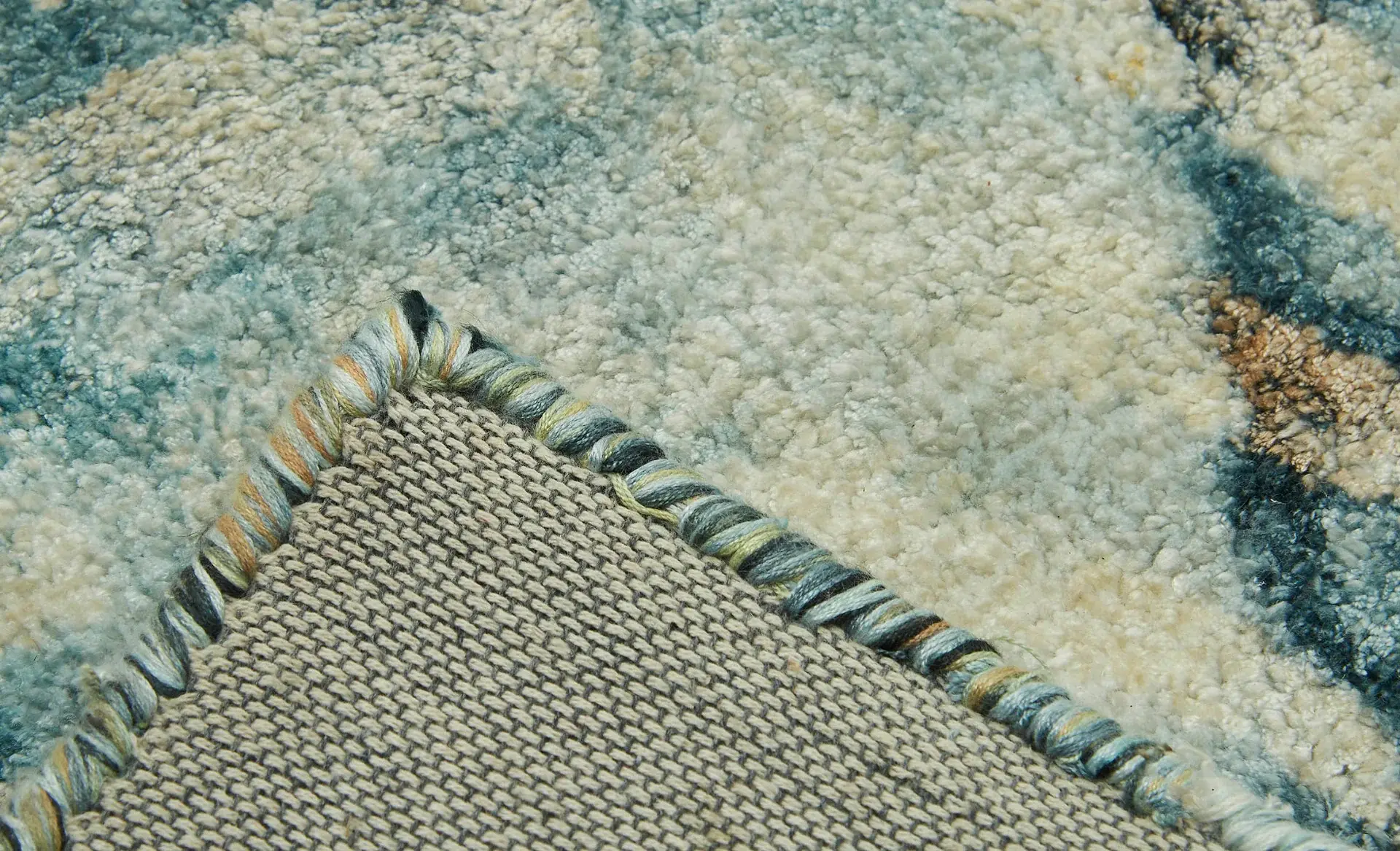 Covor living / dormitor Ferno Aqua Gold (160x230 cm/200x300 cm) Carpet Decor [5]
