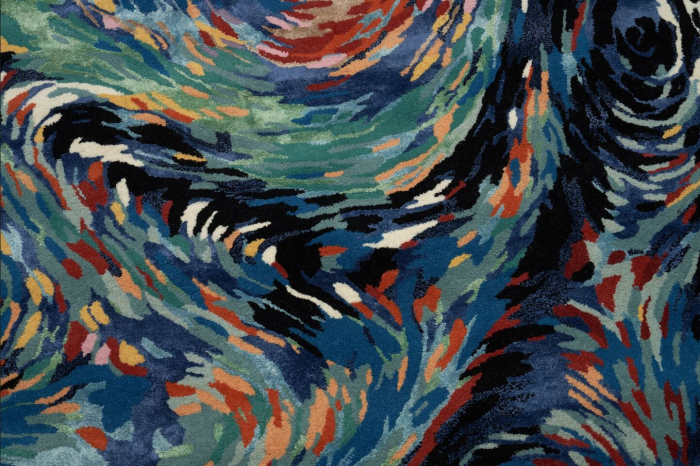 Covor living / dormitor Flores Blue (160x230 cm/200x300 cm) Carpet Decor [3]