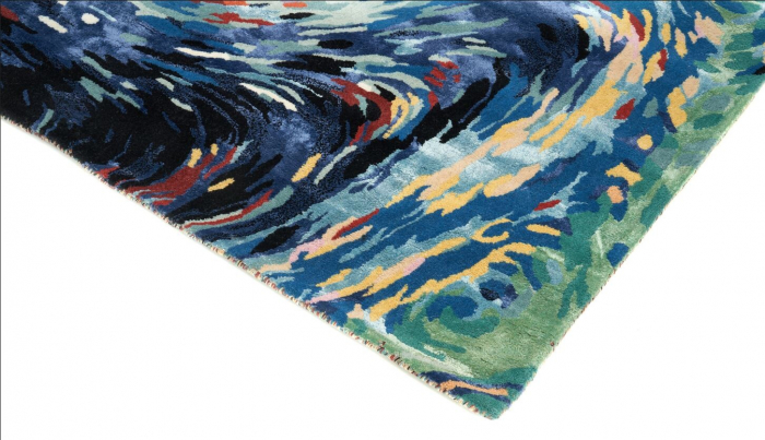 Covor living / dormitor Flores Blue (160x230 cm/200x300 cm) Carpet Decor [2]