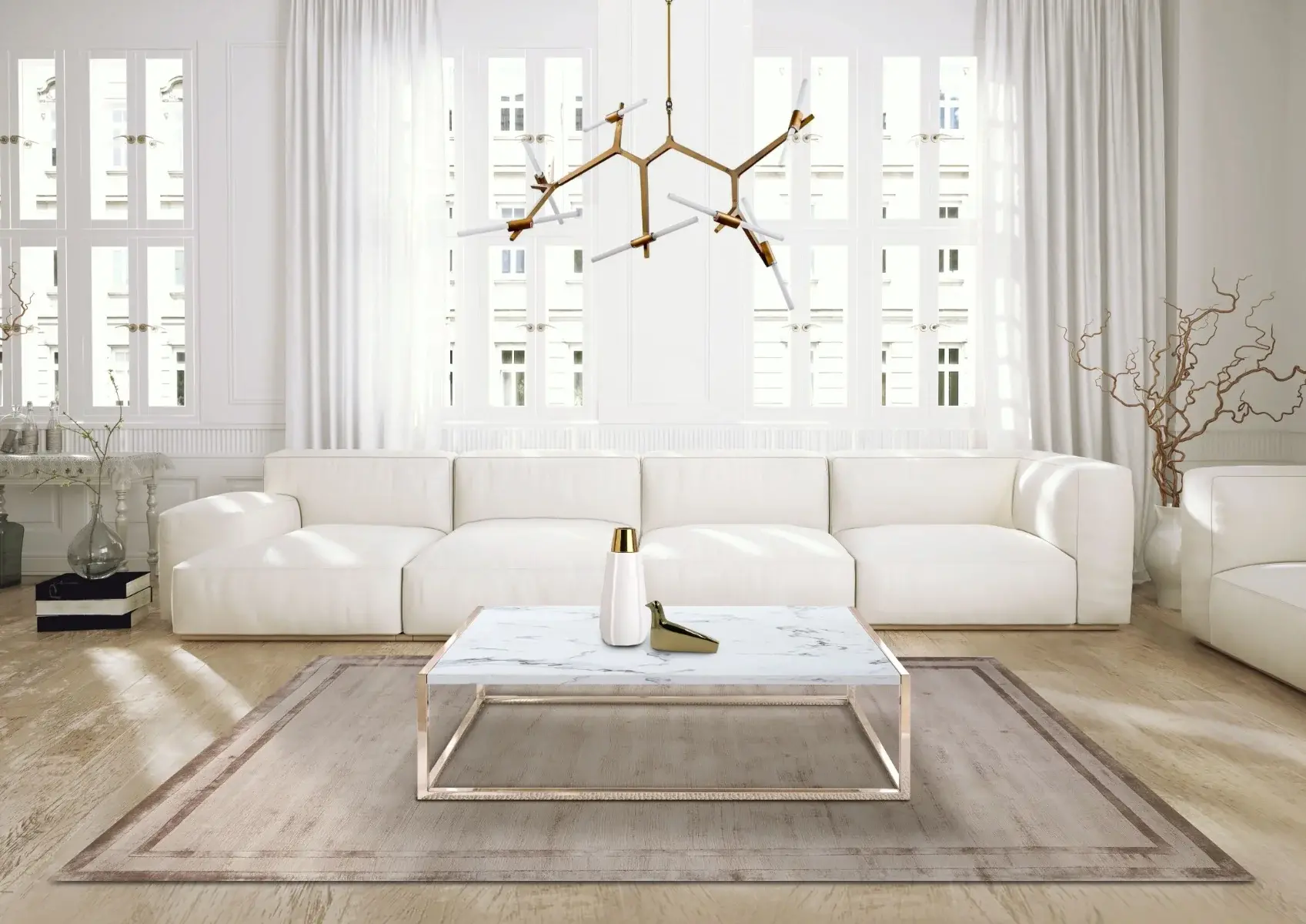 Covor living / dormitor Frame Paloma (160x230 cm/200x300 cm) Carpet Decor [4]