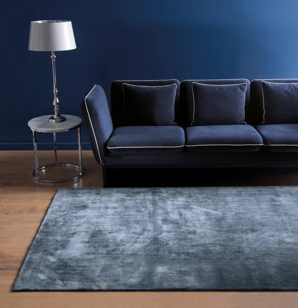Covor living / dormitor Linen Dark Blue (160x230 cm/200x300 cm) Carpet Decor [1]