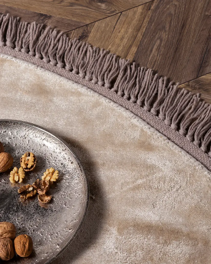Covor living / dormitor Luna Beige Round (⌀200 cm/⌀250 cm/⌀300 cm) Carpet Decor [3]