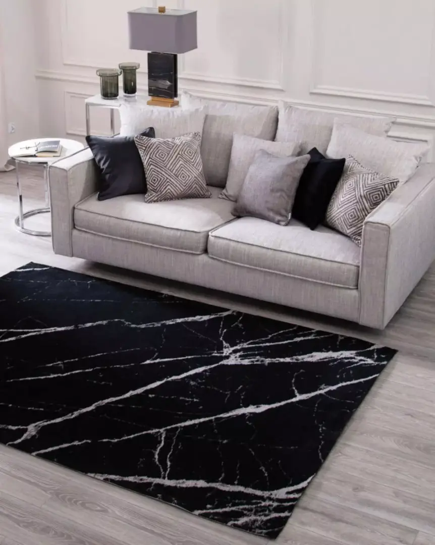 Covor living / dormitor Pietra Black (160x230 cm/200x300 cm) Carpet Decor [6]