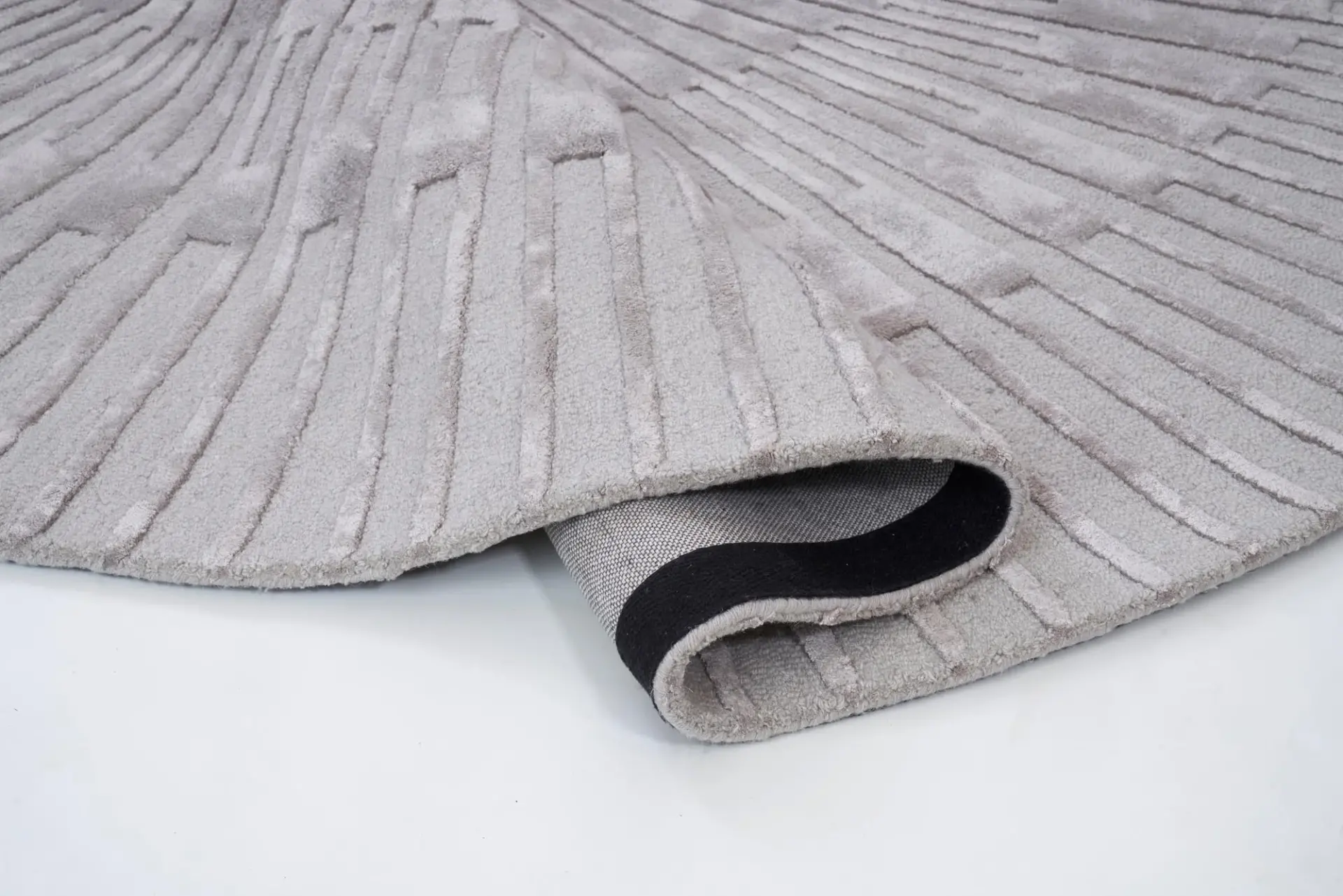 Covor living / dormitor Radius Gray (⌀200 cm/⌀250 cm) Carpet Decor [2]