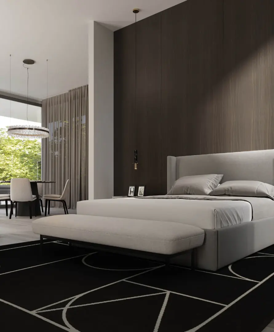 Covor living / dormitor Signet Black (160x230 cm/200x300 cm) Carpet Decor [2]