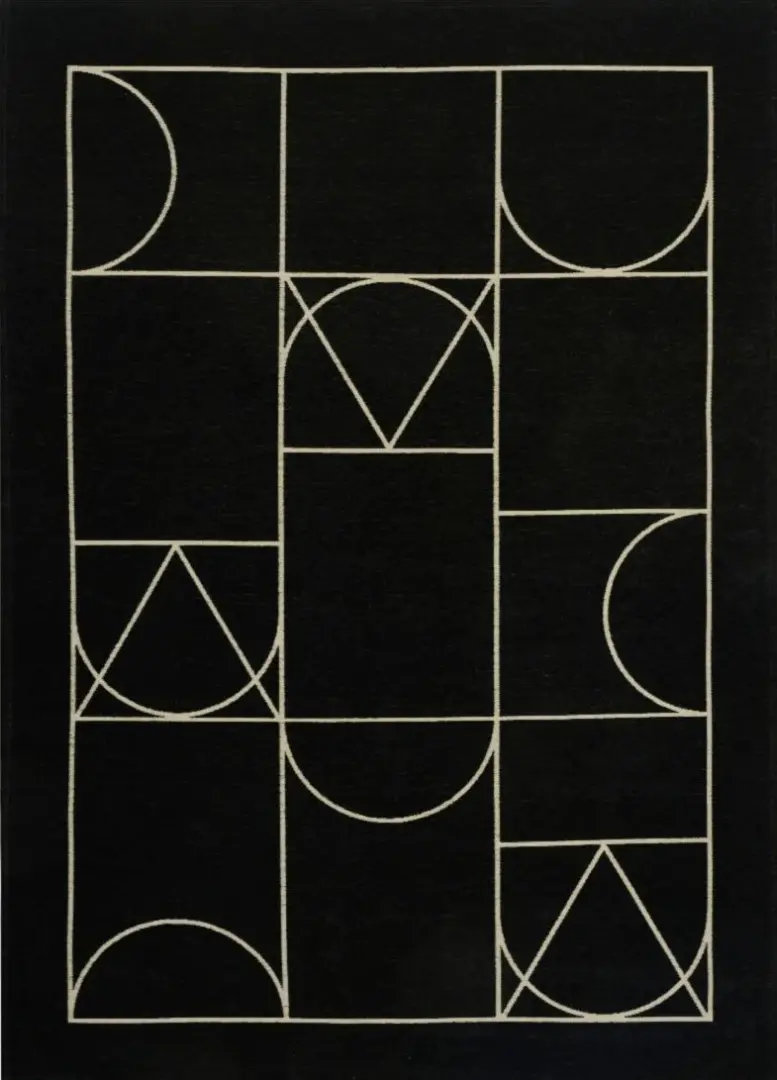 Covor living / dormitor Signet Black (160x230 cm/200x300 cm) Carpet Decor [1]
