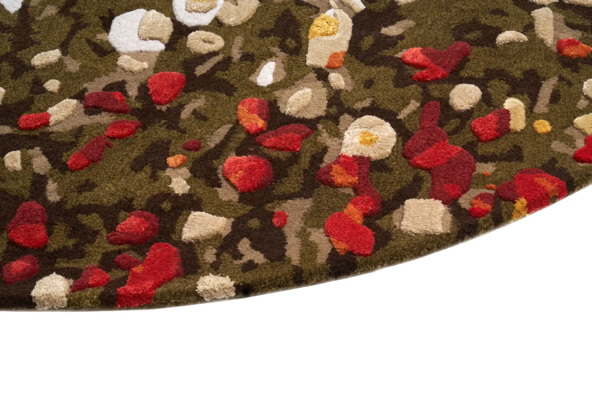 Covor living / dormitor Spring Flowers (⌀200 cm/⌀250 cm) Carpet Decor [3]