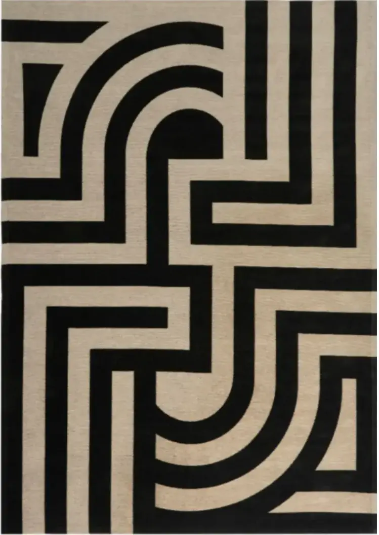 Covor living / dormitor Tiffany Black (160x230 cm/200x300 cm) Carpet Decor [1]