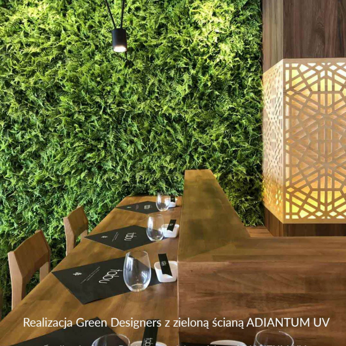 Covoraș verde artificial Adiantum UV 50x50cm [10]