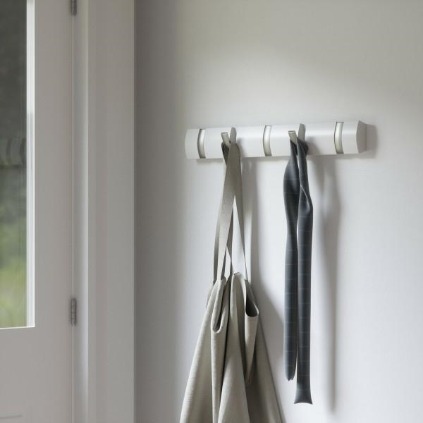 Cuier alb modern Katia cu 3,5 sau 8 carlige rabatabile, 318853-660 - King [6]