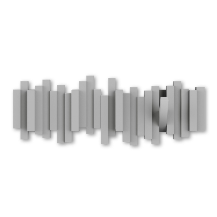 Cuier de perete UMBRA STICKS, 5 cârlige, gri [3]