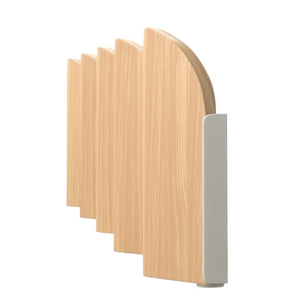 Cuier Saloon 43x5,1x14 cm, Lemn de Fag Bej Mat - Umbra [8]