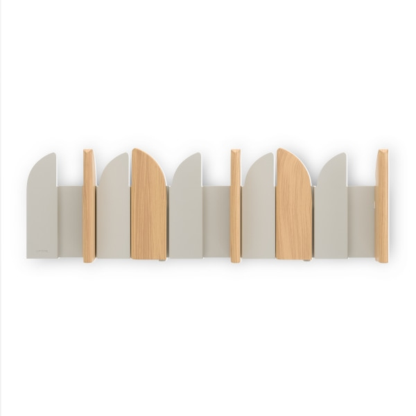 Cuier Saloon 43x5,1x14 cm, Lemn de Fag Bej Mat - Umbra [4]